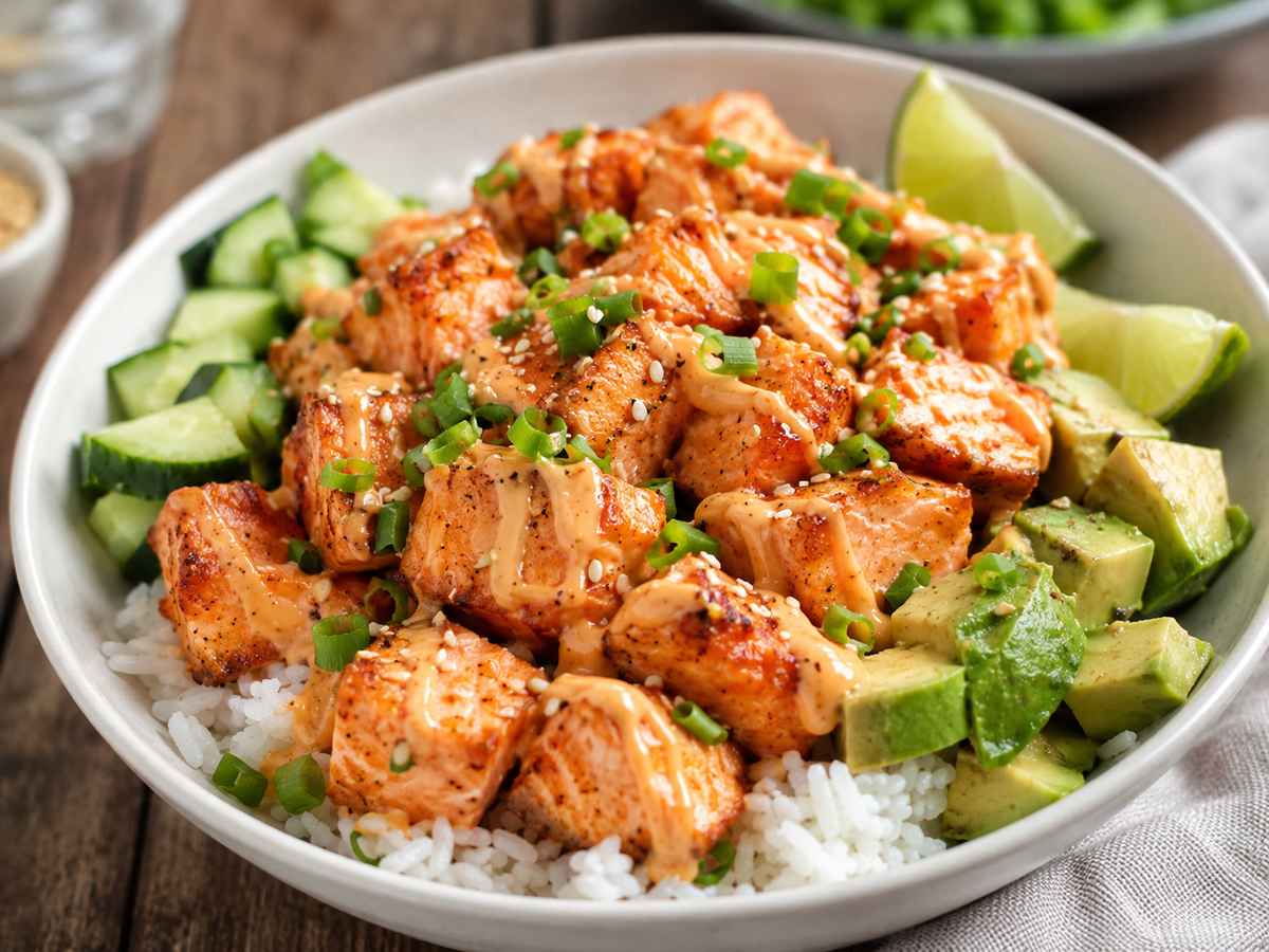 Bang Bang Salmon Bites Recipe