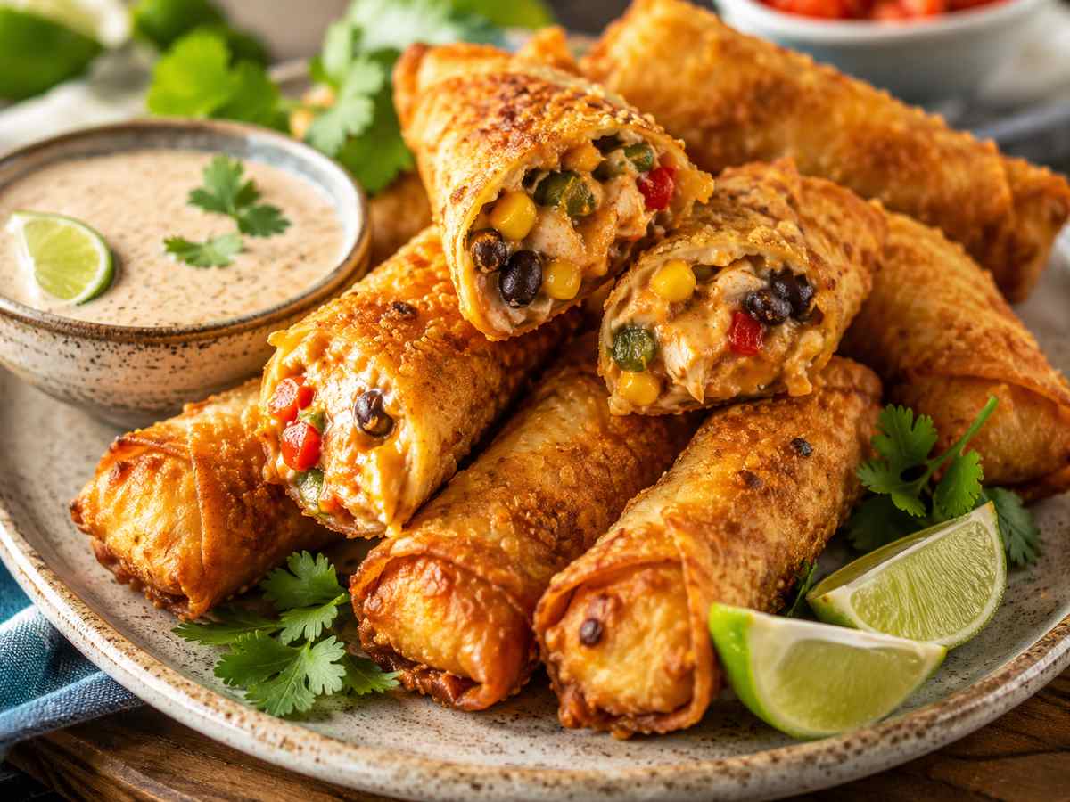 Chicken Southwest Eggrolls Recipe