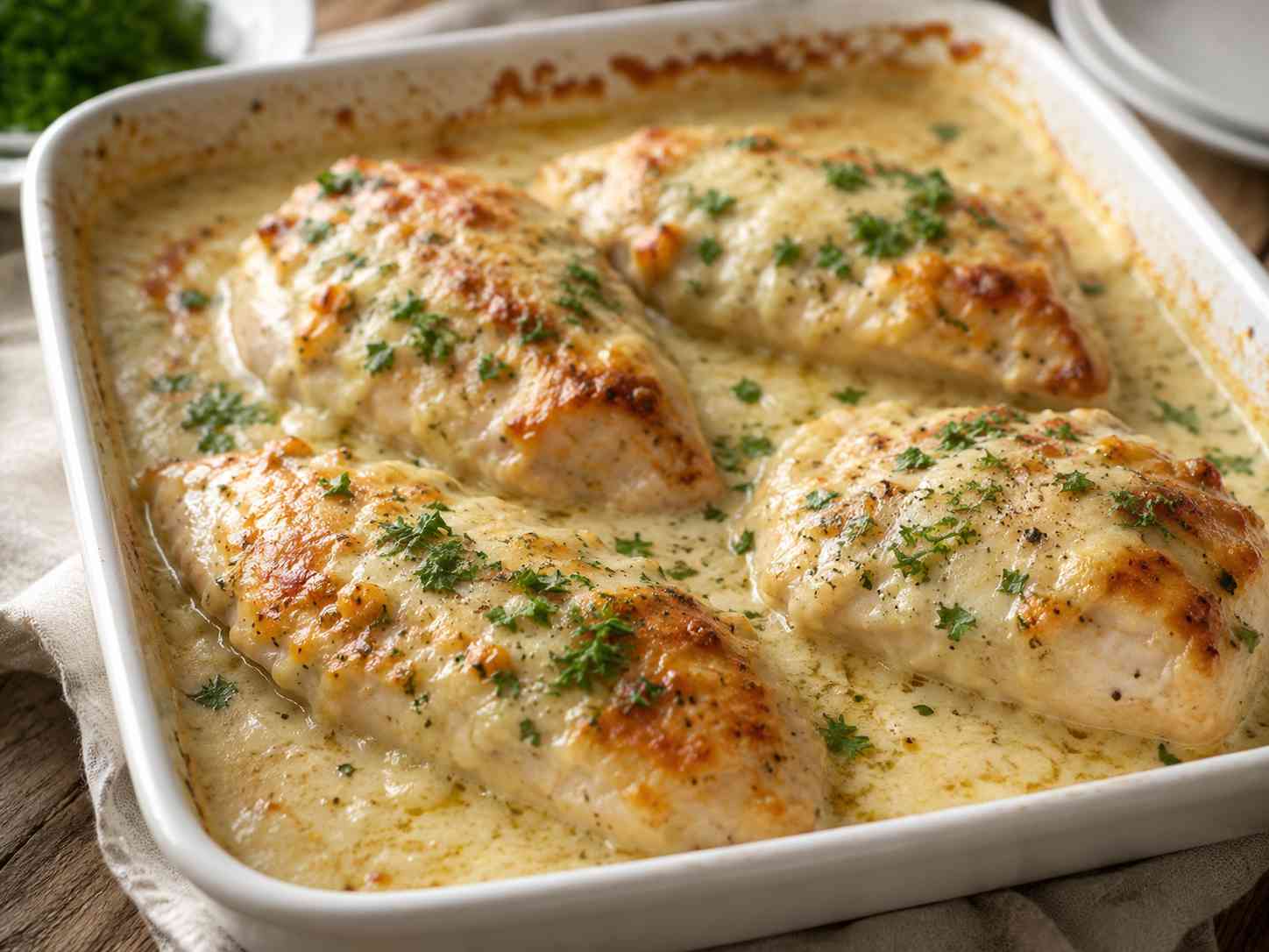 chicken with caesar dressing and sour cream Melt in Your Mouth Caesar Chicken Recipe