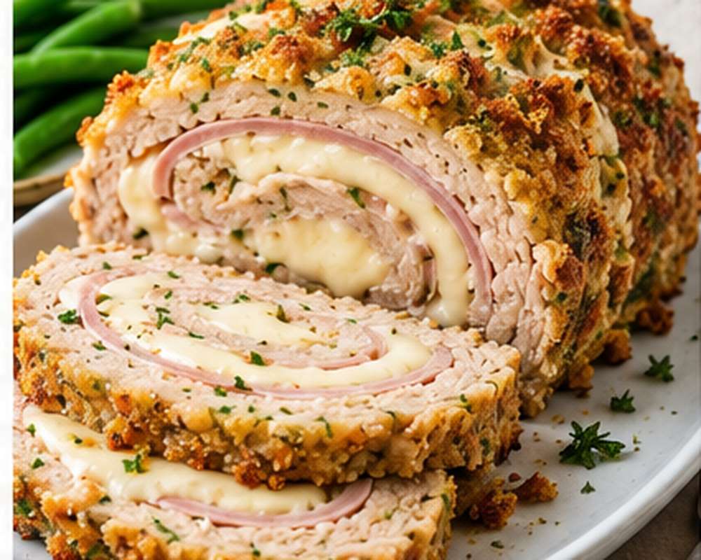 Chicken Cordon Bleu Meatloaf Recipe