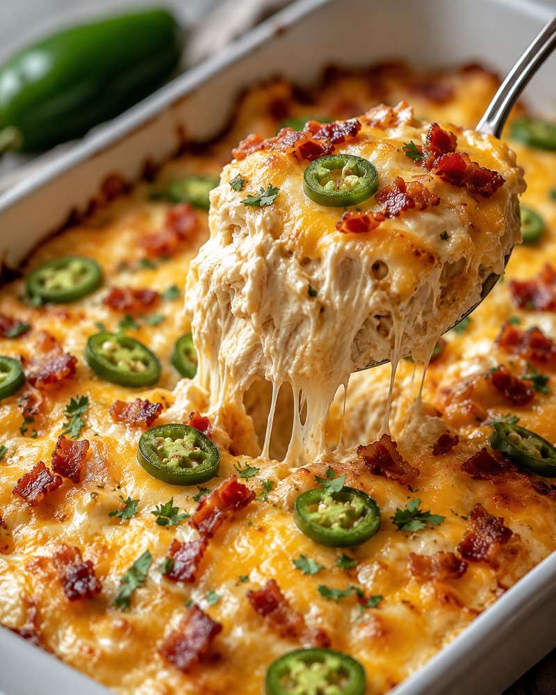 Jalapeño Popper Chicken Casserole Recipe
