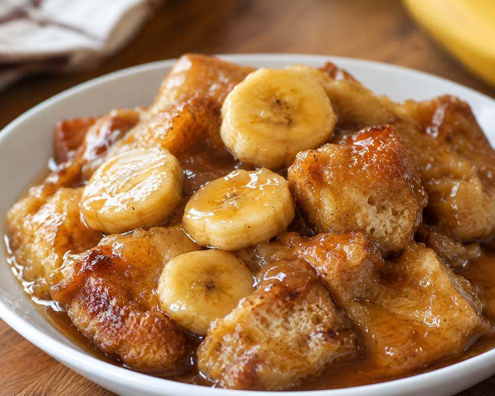 Bananas Foster Bread Pudding Recipe
