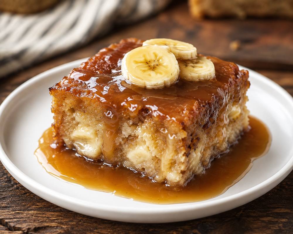 Sticky Banana Pudding Cake