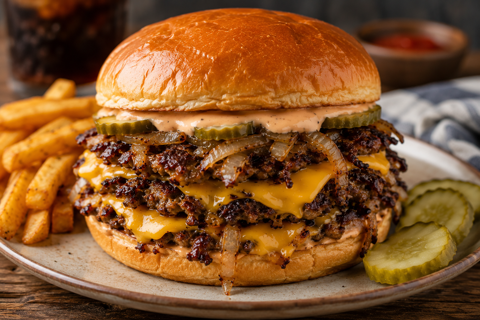 Oklahoma Onion Smash Burger Recipe