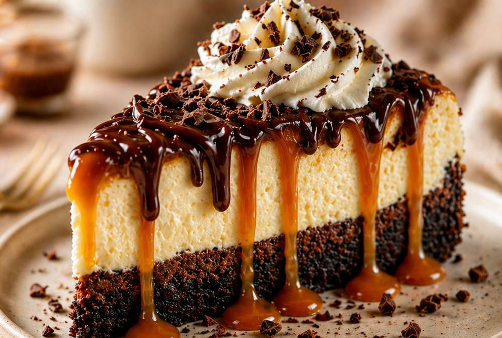 Caramel Brownie Cheesecake Recipe