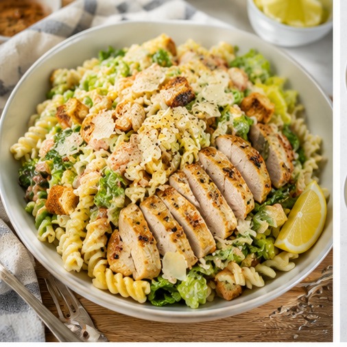 Chicken Caesar Pasta Salad Recipe
